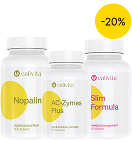 # Pakiet -20%: AC Zymes Plus + Nopalin + Slim Formula